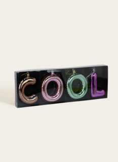 Cool Letters Ornament