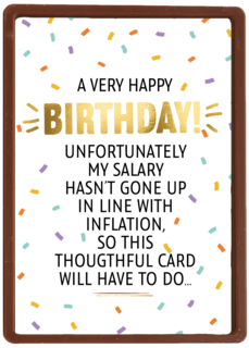 Verjaardagskaart inflation