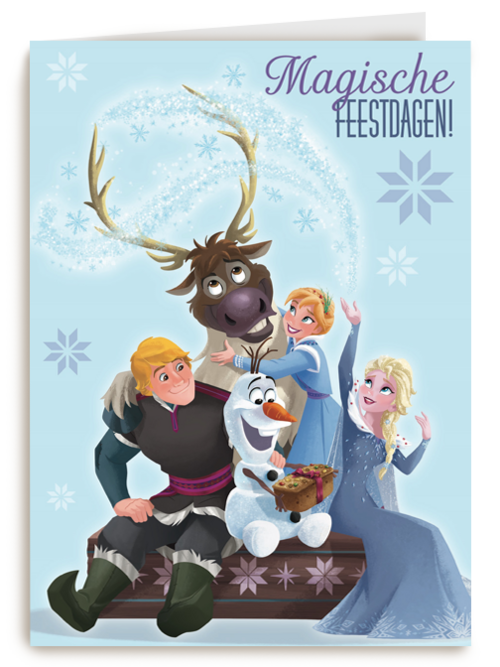 kerstkaart magische feestdagen
