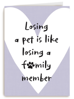 oosing pet like loosing familyl