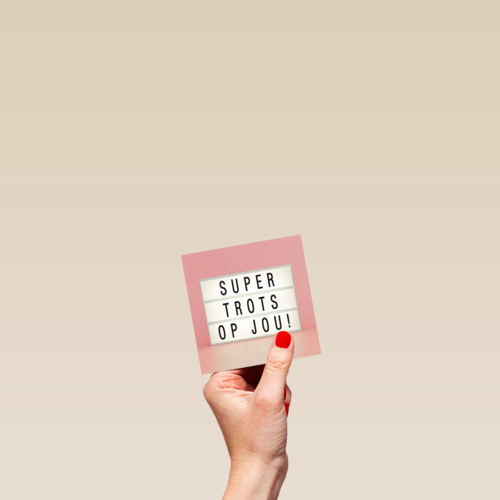 lightbox kaart super trots op jou vrouw