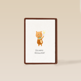 Pretty Cute Gelukkig Nieuwjaar