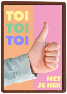 herkansing kaart toi toi toi