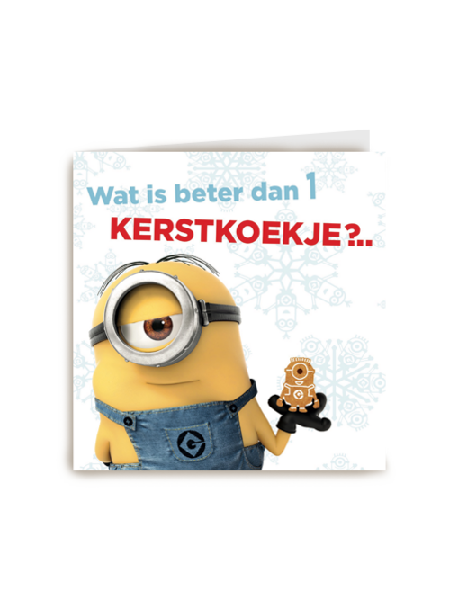 kerst minions wat is beter dan een kerstkoekje