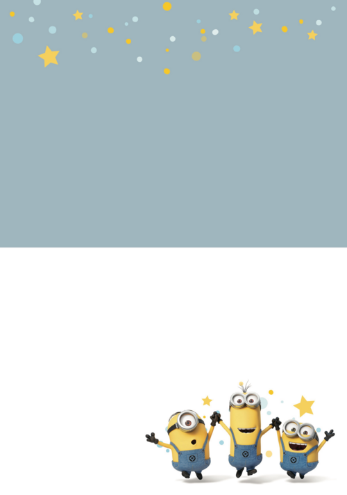 minion new years selfie kaart kerst