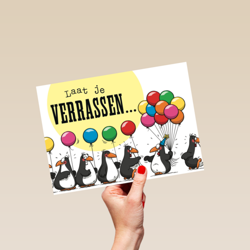 funny mail laat je verrassen ballonnen