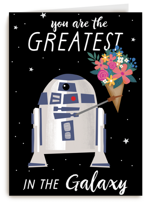 compliment kaart r2d2 you are the greatest