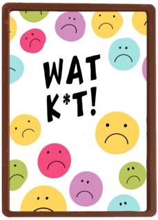 Gezakt kaart smilies