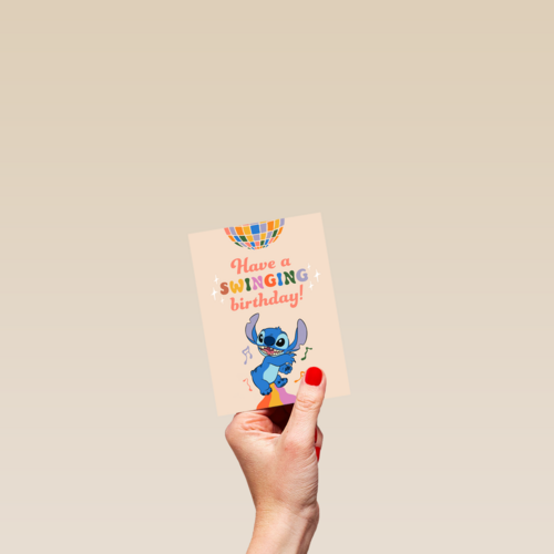 Swinging Birthday Disney Stitch