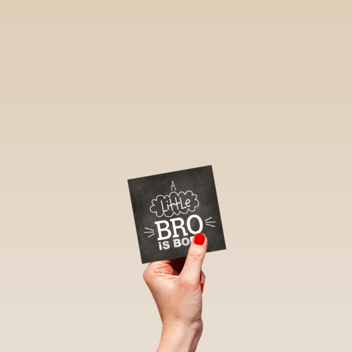 a little bro is born