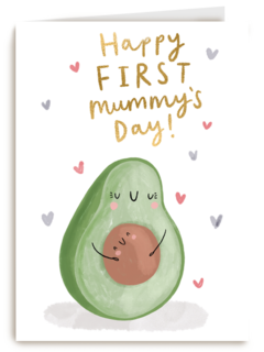 moederdag kaart happy first mummys day