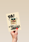 verjaardagskaart met hamburger voor pa