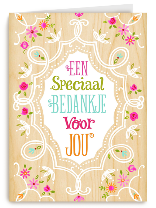 bloemetjes speciaal bedankje voor jou