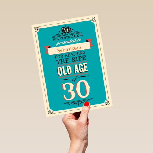 jarig dertig age