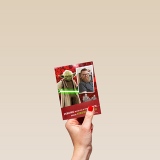 verjaardag fotokaart yoda