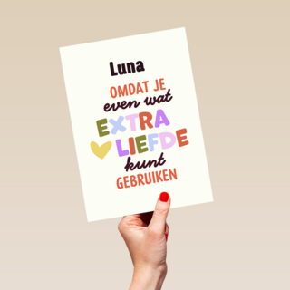 Sterkte Extra Liefde Kunt Gebruiken