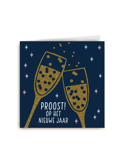 Kaart Hallmark | Nieuwjaar | Klink Proost Op Het Nieuwe Jaar