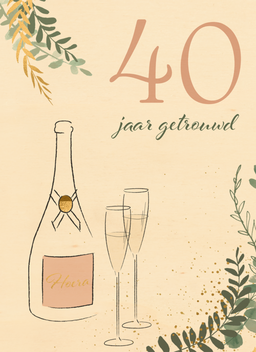 Houten Kaart Huwelijksjubileum | Houten Kaart Hallmark | Huwelijksjubileum | Love Story Fles Getrouwd Jaren