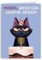 Verjaardagskaart Grumpy Folio weer een jaartje ouder lila