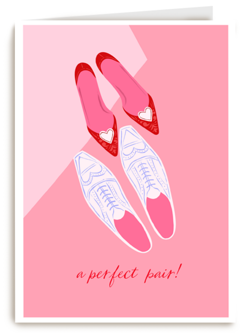 Kaart Hallmark | Felicitatie Huwelijk Liefde Valentijn Huwelijksjubileum | Liefde Kaart A Perfect Pair