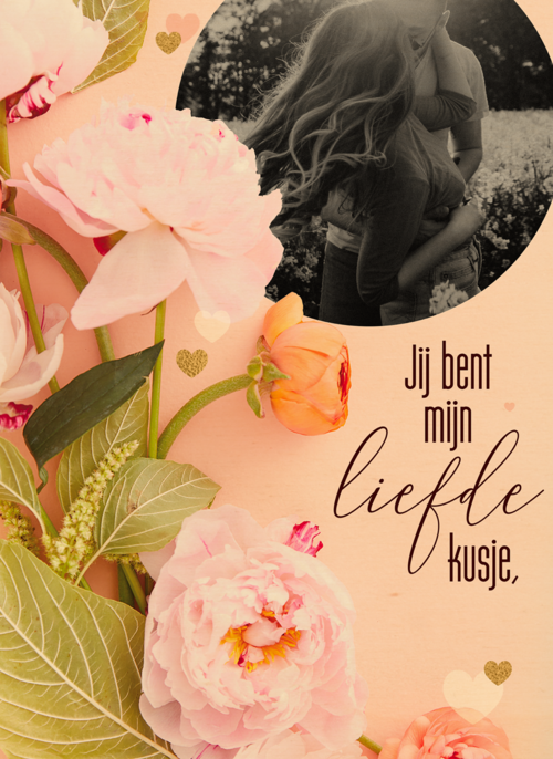 Jij bent mijn liefde fotokaart