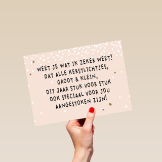 alle kerstlichtjes speciaal voor jou groot en klein