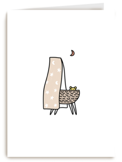 Geboortefelicitatie wiegje