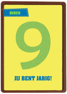 9 jaar gefeliciteerd