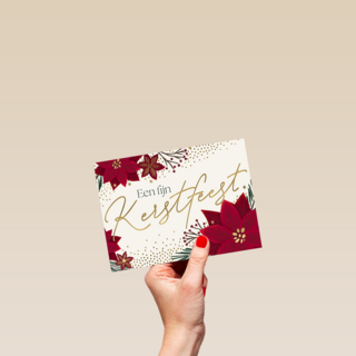 Een fijn kerstfeest kerstster