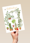 Beterschap kaart planten en bijtjes