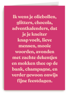 Kerstkaart Andc ik wens je