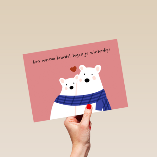 Een warme knuffel tegen je winterdip