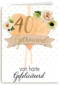 Huwelijkskaart 40 jaar getrouwd Van harte gefeliciteerd