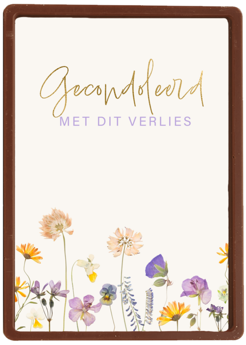 Kaart Hallmark | Condoleance Kaarten | Veldbloemen Condoleancekaart