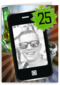 fotokaart telefoon 25 jaar geworden