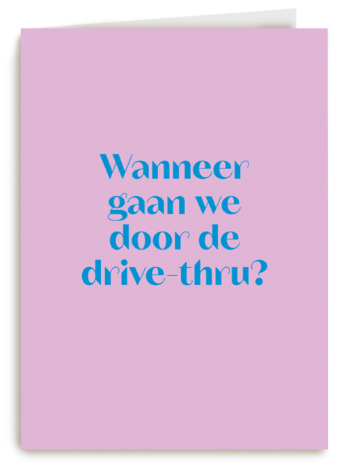 andC wanneer drive-thru
