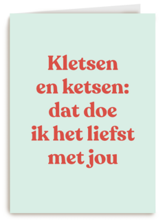liefde kaart andc kletsen en ketsen