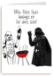 zomer kaart darth vader bbq