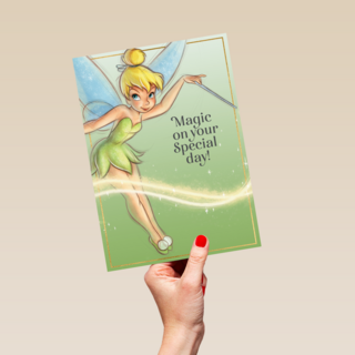 Disney verjaardagskaart Tinkerbell