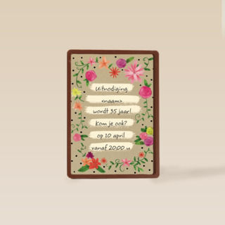 verjaardag vieren uitnodiging