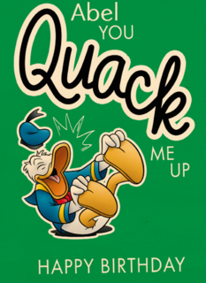 Donald Duck Happy Birthday