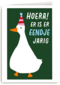Verjaardagskaart Er Is Er Eendje Jarig