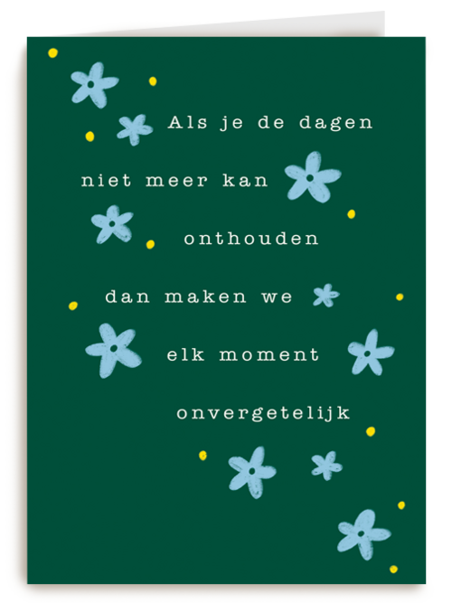 Kaart Hallmark | Beterschapskaarten | Elk Moment Onvergetelijk