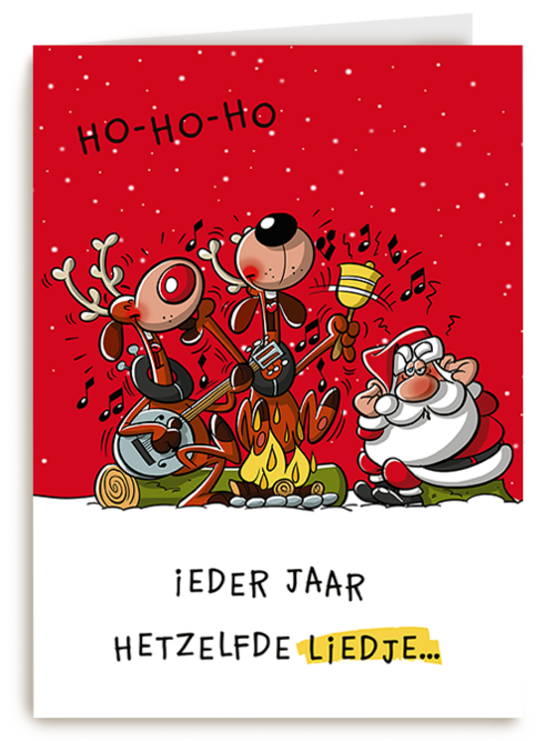Kerstkaart Hallmark | Lorenzo De Bruin Ieder Jaar Hetzelfde Liedje