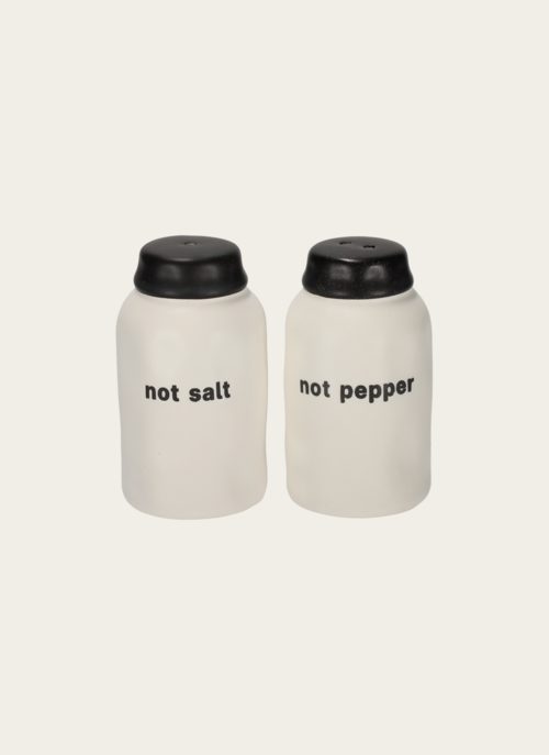 Jens Living Peper- En Zoutsel Not Salt, Not Pepper | Jens Living Cadeau Koken En Tafelen |