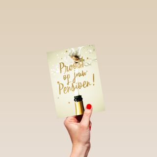 proost met bubbels op jouw pensioen