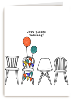 Verjaardagskaart Jouw Plekje Vandaag