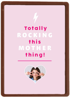 moederdag fotokaart totally rocking this moeder thing
