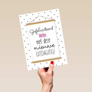 gefeliciteerd banner