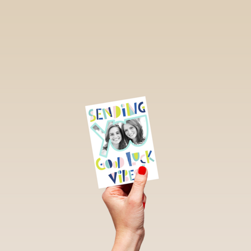 sending you good luck vibes met foto